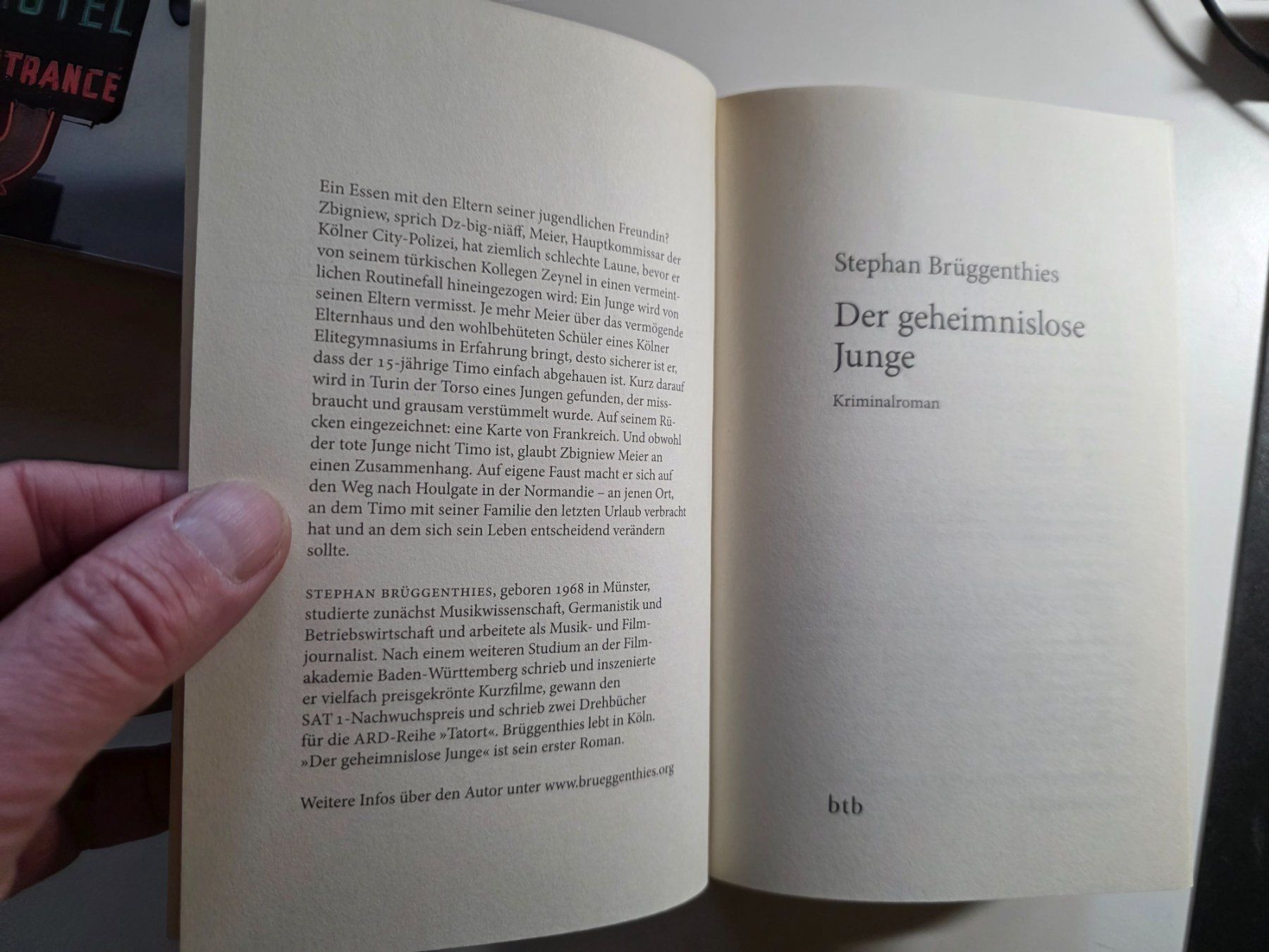 Bücher: Der geheimnislose Junge - Stephan Brüggenthies - 2009 – Gebraucht aus Walterswil BE von Lonitti 4